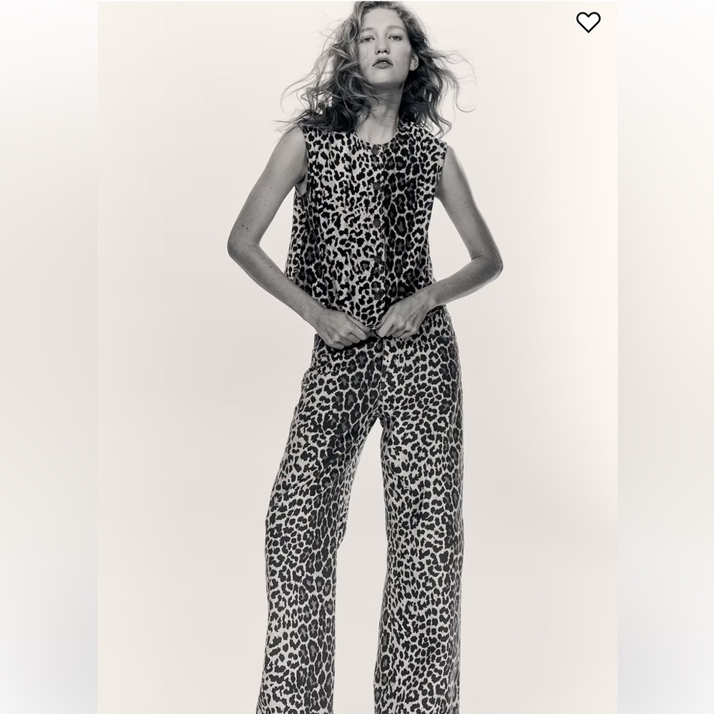 House of Harlow Animal Print Pants
